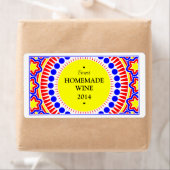 Ornamental 01 - kleurrijk etiket (Insitu)