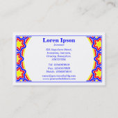 Ornamental 01 v2 - kleurrijk 02 visitekaartje (Achterkant)