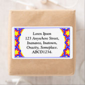 Ornamental 02 - kleurrijk etiket (Insitu)