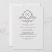 Ornamental 3 Invitation Kaart (Voorkant)