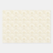 Ornamental Art Deco – Ivory | Anniversary Luxe Inpakpapier Vel (Voorkant 2)