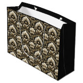 Ornamental Art Deco – Noir | Decorative Luxe Groot Cadeauzakje (Achterkant Gekanteld)
