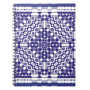 Ornamental azulejo portugal tiles decor. Fashionab Notitieboek