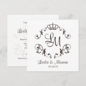 Ornamental Border with a Traditional Crown (Voorkant / Achterkant)