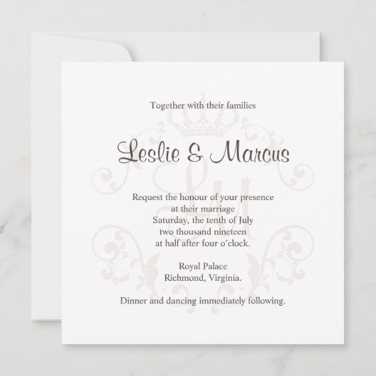 Ornamental Border with a Traditional Crown (Achterkant)