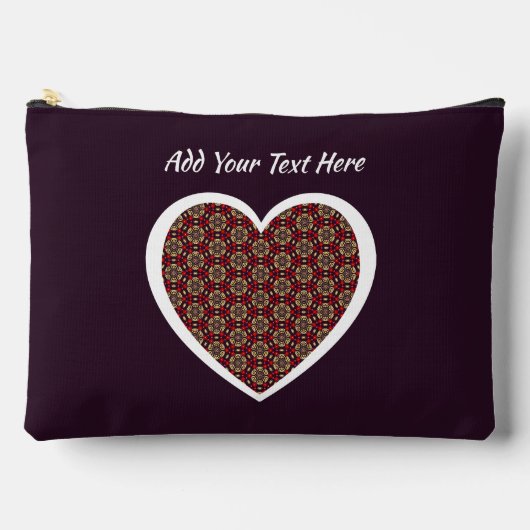 Ornamental Cherry Blossom Pattern Cosmetic Bag Etui (Voorkant)