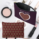 Ornamental Cherry Blossom Pattern Cosmetic Bag Etui