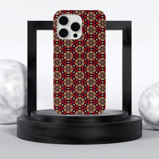 Ornamental Cherry Blossom Pattern iPhone case