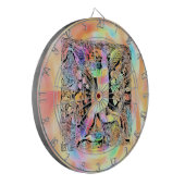 Ornamental Cherub Dartbord (Voorkant Links)