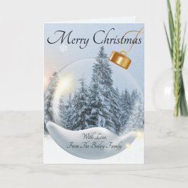 Ornamental Christmas Feestdagen Kaart