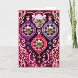 Ornamental Christmas - Photo Christmas card Kaart
