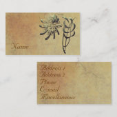 Ornamental Chrysanthemum Visitekaartje (Voorkant / Achterkant)