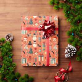 Ornamental Citrus Kerstmis Cadeaupapier