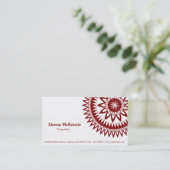 Ornamental Consultant Visitekaartje (Staand voorkant)