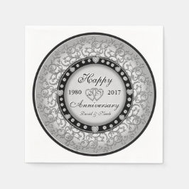 Ornamental Custom Jubileum Servetten