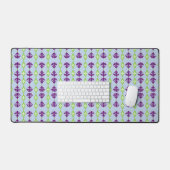 Ornamental Damask Stripe Bureaumat (Keyboard & Muis)