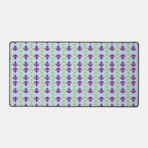 Ornamental Damask Stripe Bureaumat