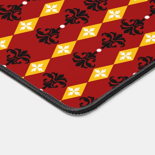 Ornamental Damask Stripe Bureaumat (Hoek)