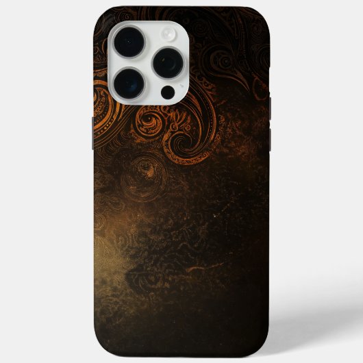 🖤 Ornamental Dark Gold Pattern - Luxurious & Intr Case-Mate iPhone Case (Achterkant)