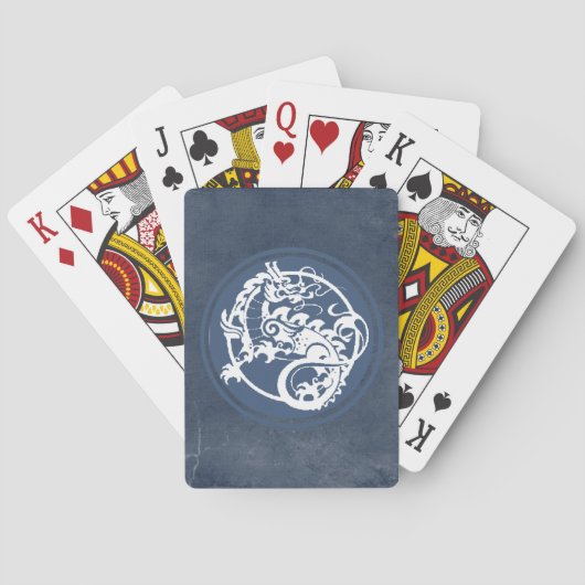 Ornamental Dragon Playing Cards Pokerkaarten (Achterkant)