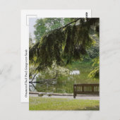 Ornamental Duck Pond Briefkaart (Voorkant / Achterkant)