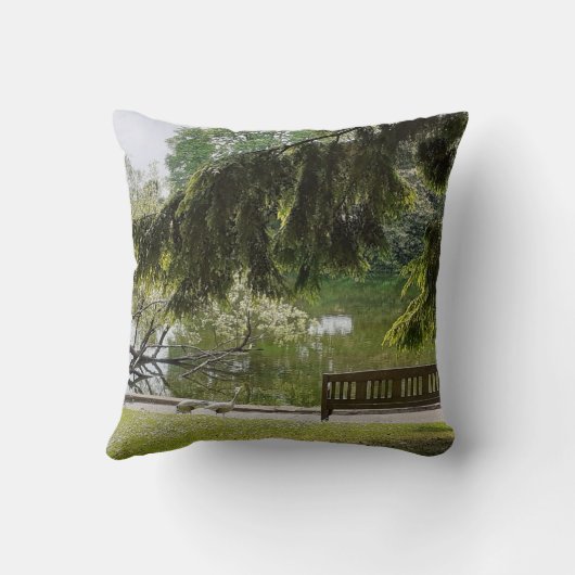 Ornamental Duck Pond Cushion Kussen (Achterkant)