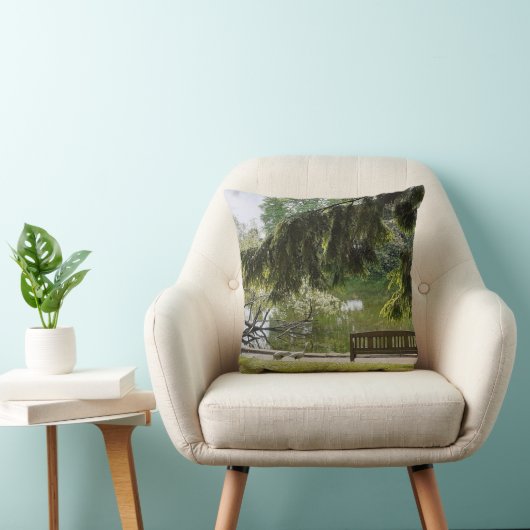 Ornamental Duck Pond Cushion Kussen (Stoel)