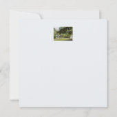 Ornamental Duck Pond Flat Card (Achterkant)