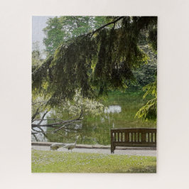 Ornamental Duck Pond Jigzaag Puzzle Legpuzzel