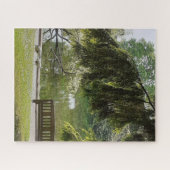 Ornamental Duck Pond Jigzaag Puzzle Legpuzzel (Horizontaal)