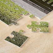 Ornamental Duck Pond Jigzaag Puzzle Legpuzzel (Zijkant)