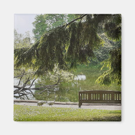 Ornamental Duck Pond Magnet