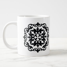 Ornamental Floral Design Grote Koffiekop