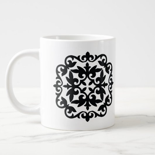 Ornamental Floral Design Grote Koffiekop (Links)