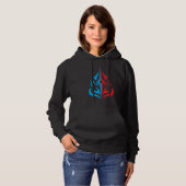 Ornamental Floral Design Hoodie (Voorkant volledig)
