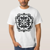 Ornamental Floral Design T-shirt (Voorkant)