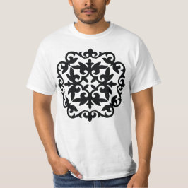 Ornamental Floral Design T-shirt