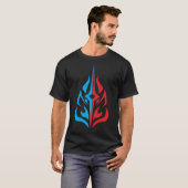 Ornamental Floral Design T-shirt (Voorkant volledig)