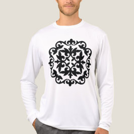 Ornamental Floral Design Tri-Blend Shirt