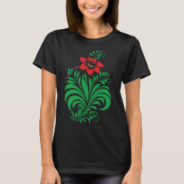 Ornamental Floral Flower Design – Elegant T-shirt