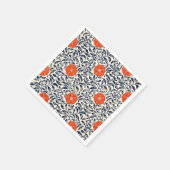 Ornamental Floral Pattern Napkins Servet (Hoek)