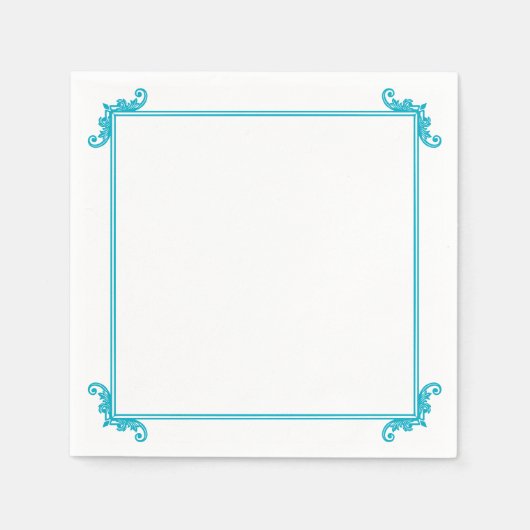 Ornamental Flourish Lijst servetten (Voorkant)