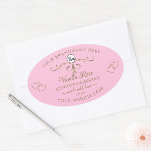 Ornamental Gold Light Baby Roze Product Label Logo