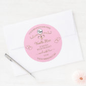 Ornamental Gold Light Baby Roze Product Label Logo (Envelop)