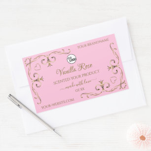 Ornamental Gold Light Baby Roze Product Label Logo