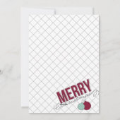 Ornamental Holiday-fotokaart Feestdagenkaart (Achterkant)