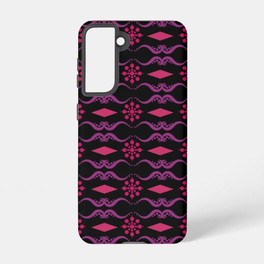 Ornamental India Stripe Samsung Galaxy Hoesje (Achterkant)