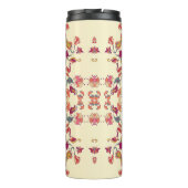 Ornamental Lace Pattern, circle background with ma Thermosbeker (Achterkant)