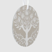 Ornamental Magnolia Tree by Aubrey Beardsley Ornament (voorkant)