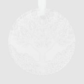 Ornamental Magnolia Tree by Aubrey Beardsley Ornament (achterkant)